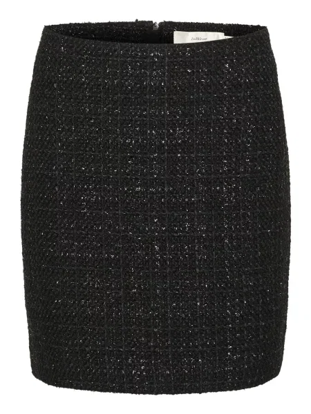 InWear Sukně Nevas antracitová / tmavě / stříbrná šedá