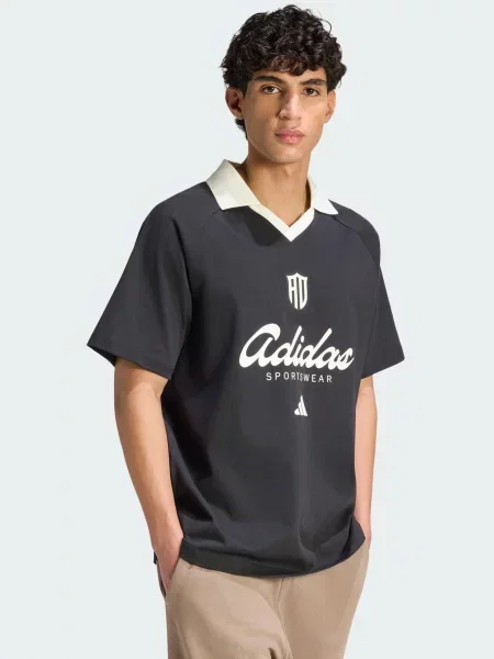 ADIDAS SPORTSWEAR Funkčné tričko Lux Tiro čierna biela