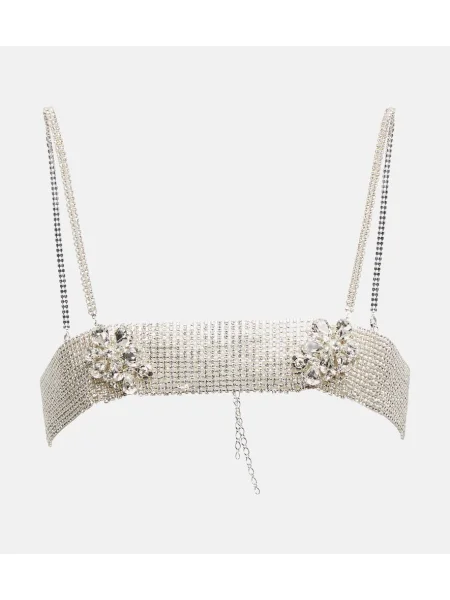Sutien Magda Butrym de cristal argintiu