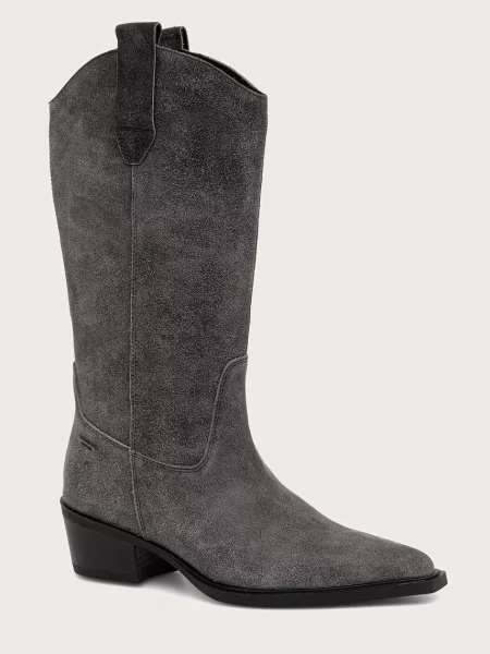 Vagabond Shoemakers cizme cowboy cu pentru femei din piele KELSEY gri