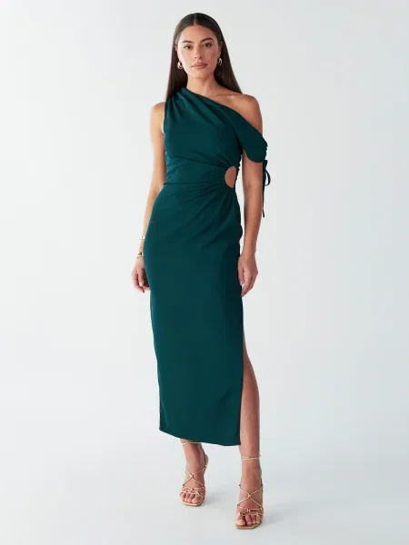 BWLDR Rochie BEVERLY MIDI DRESS' verde