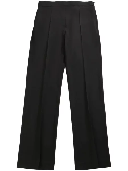 Pantaloni The Row tricotate negru