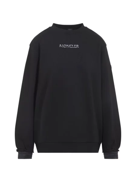 Pulover Moncler cu volane negru