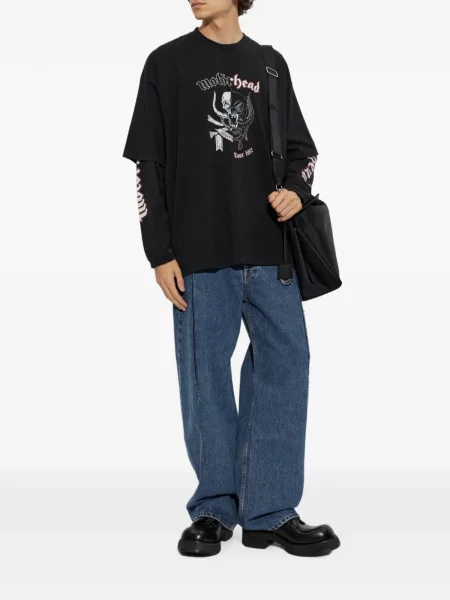Tricou Vetements cu imagine negru