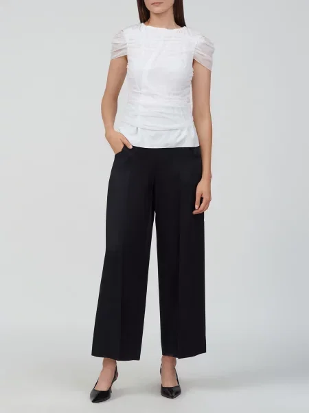 Блузка Nina Ricci белая
