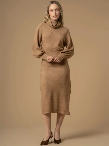 Сукня міді KOCCA коричневий