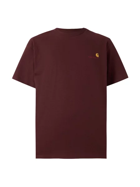 Carhartt WIP Tricou American Script vin roșu