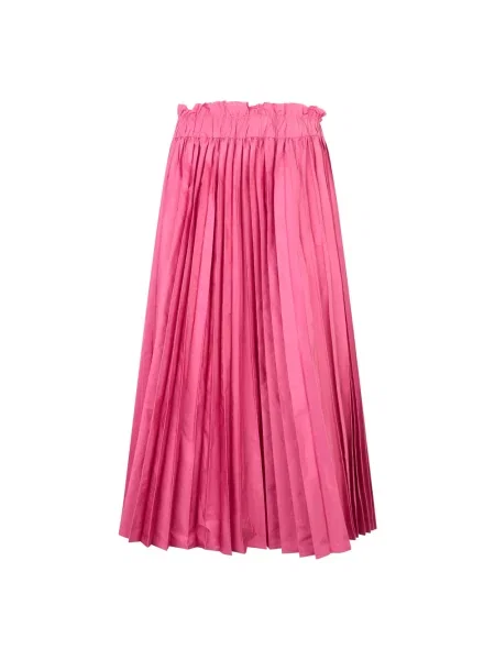 Spódnica plisowana Red Valentino czerwona