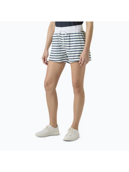 Pantaloni scurți de navigație pentru femei Helly Hansen Thalia 4" white navy stripe alb