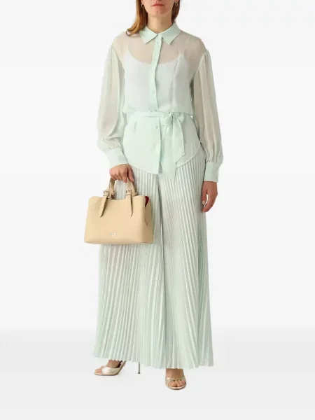 Bluză Twinset cu legături verde