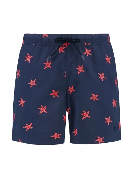 Shiwi Plavecké šortky Nich námořnická modř / světle červená