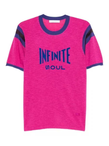 Тениска Wales Bonner розово