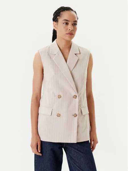 United Colors Of Benetton Vestă elegantă bej