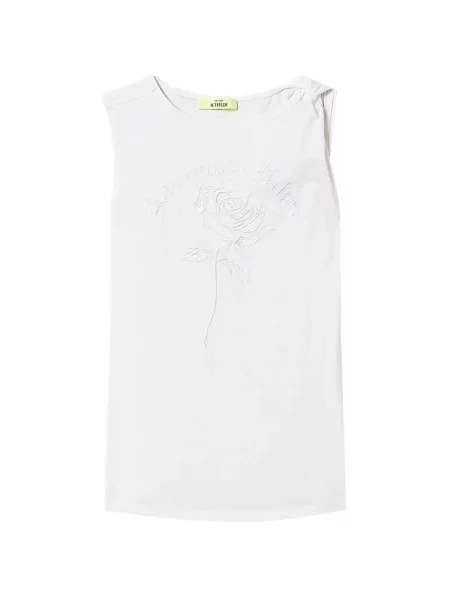 Top Twinset cu model floral alb