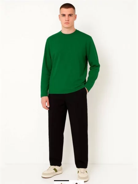 Лонгслив Hibrand зеленый