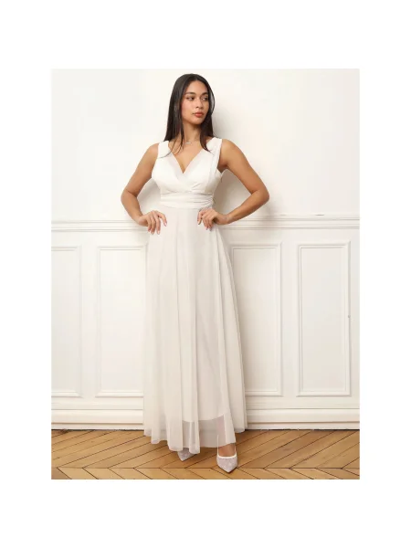 Rochie La Modeuse alb
