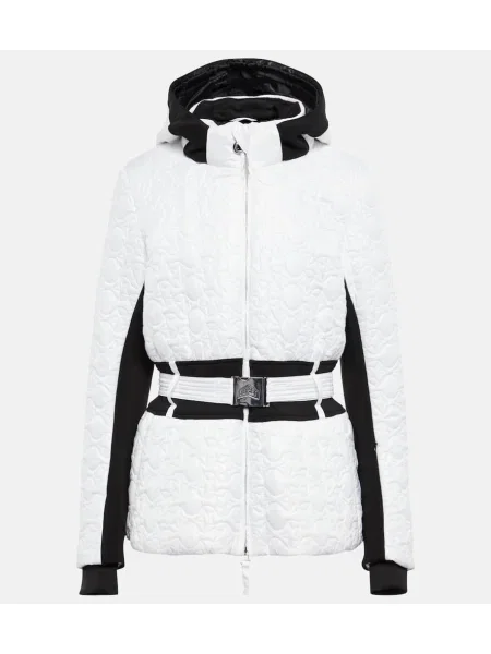 Jeździć na nartach kurtka narciarska Jet Set ocieplana biała