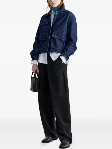 Geacă de blugi Maison Kitsune albastru