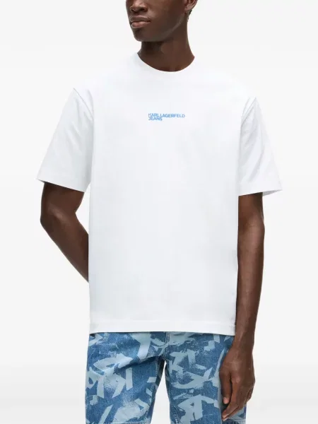 Γραφικός μπλούζα Karl Lagerfeld Jeans με σχέδιο λευκό