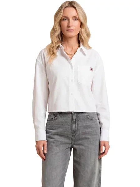 Koszula dżinsowa Calvin Klein biała