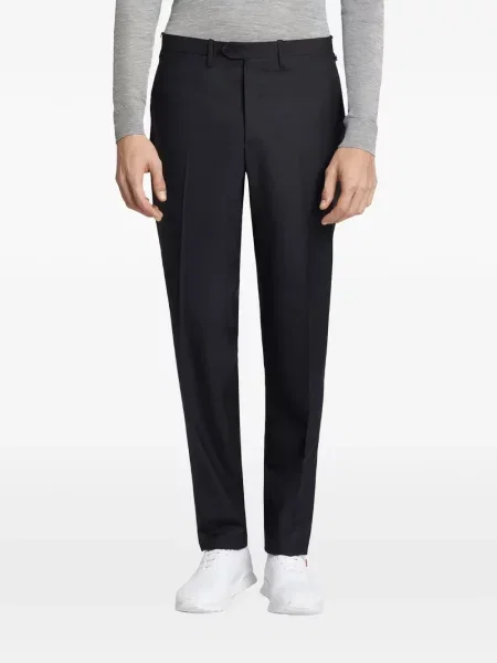 Pantaloni Kiton de lână albastru