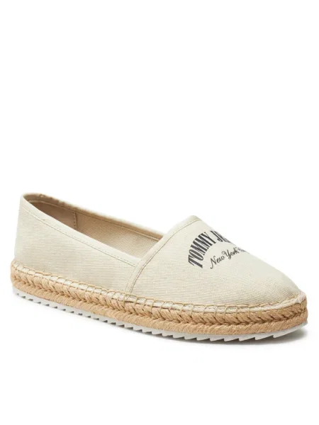 Tommy Jeans Espadrile Tjw Varsity Espadrille bej