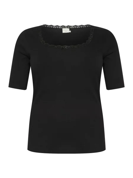 KAFFE CURVE Majica Britt' črna