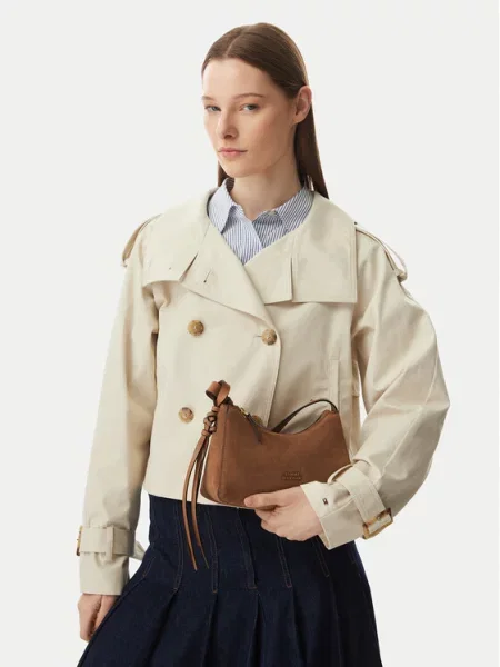TOMMY HILFIGER Geantă de umăr caramel maro