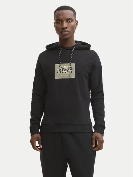 Jack & Jones Μπλούζα Rain μαύρο