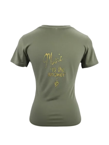Tricou Madison.maison cu decolteu rotund verde