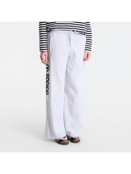Pantaloni de trening adidas adiSignature NY Wide Leg Sweatpants Light Grey Heather S gri