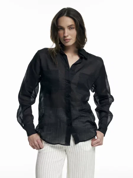 Сорочка FloveTouch рамі чорний