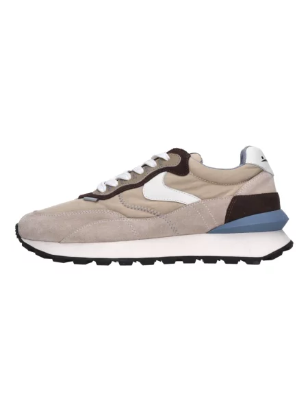 Sneakersy Voile Blanche skórzane beżowe