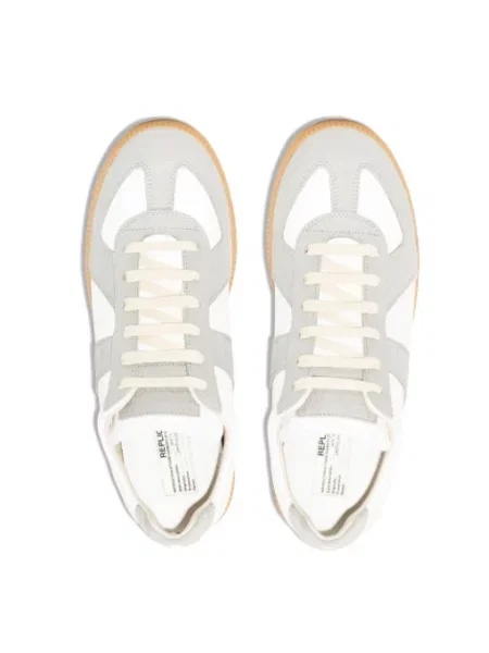 Sneakersy Maison Margiela skórzane białe