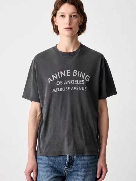 Anine Bing MELROSE STENCIL tricou din pentru femei