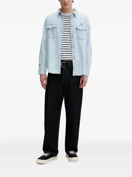 Cămașă de blugi Levi's® cu model floral albastru