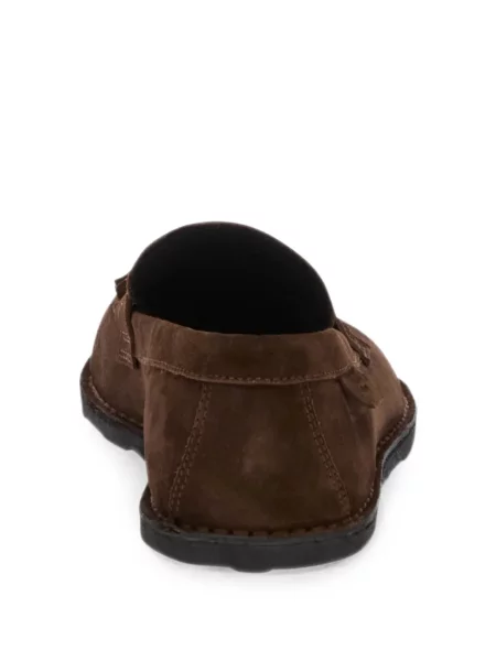 Pantofi loafer Moschino din piele de căprioară maro
