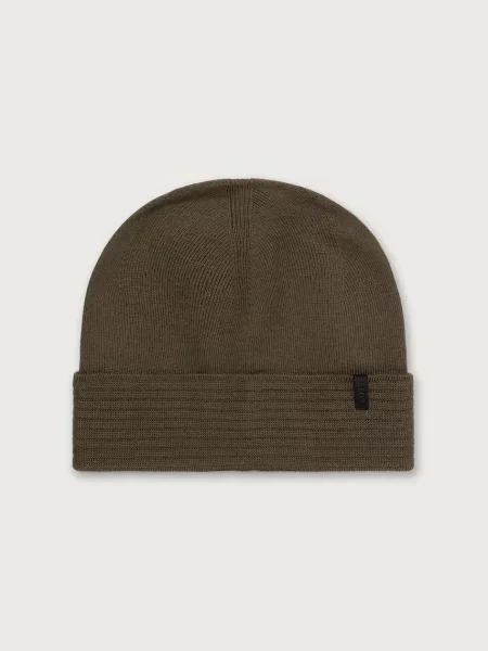 BOSS Green căciulă de bărbați cu lână Termix_Beanie verde