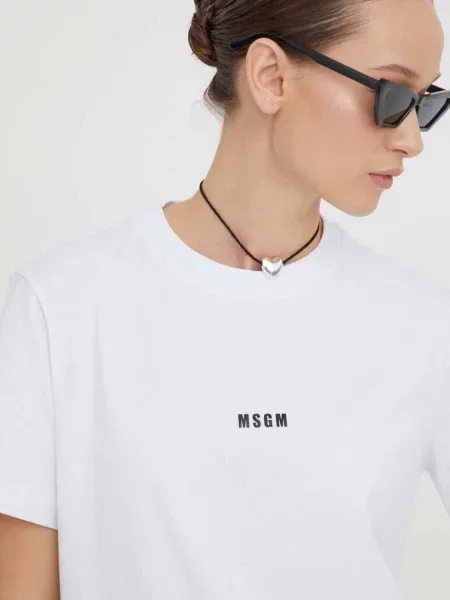 MSGM tricou din femei alb