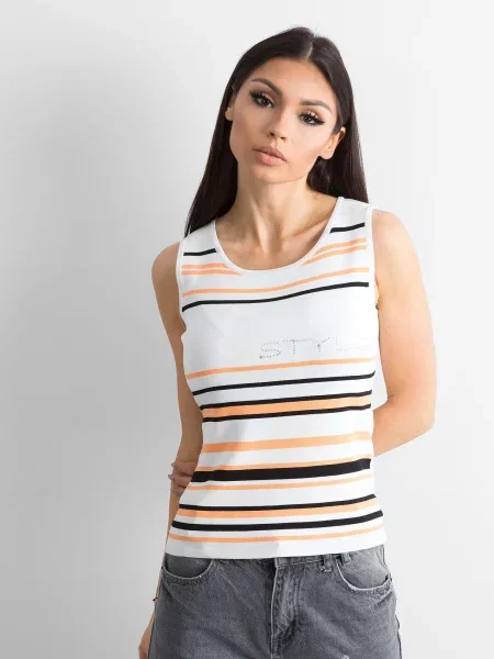 Tricou Fashionhunters portocaliu