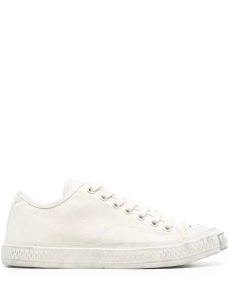 Sneakerși Acne Studios zdrențuiți alb