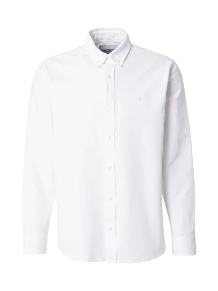 Carhartt WIP Cămașă Bolton' alb