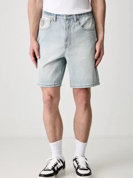 AAPE pantaloni scurți din denim pentru bărbați