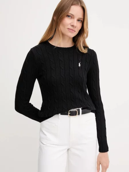 Пуловер Polo Ralph Lauren черно