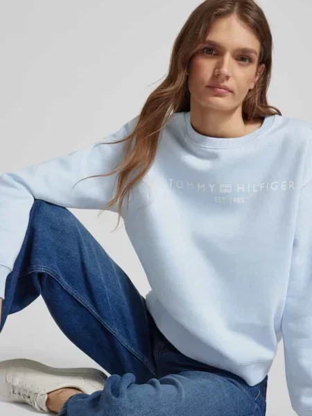 Tommy Hilfiger Bluza Błękitny niebieska