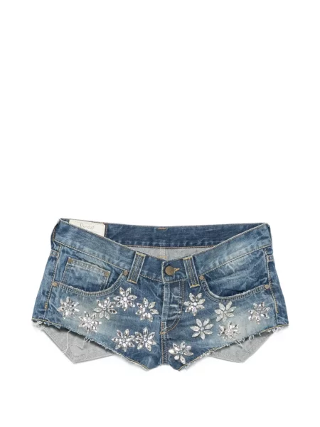 Pantaloni scurți din denim Dondup albastru