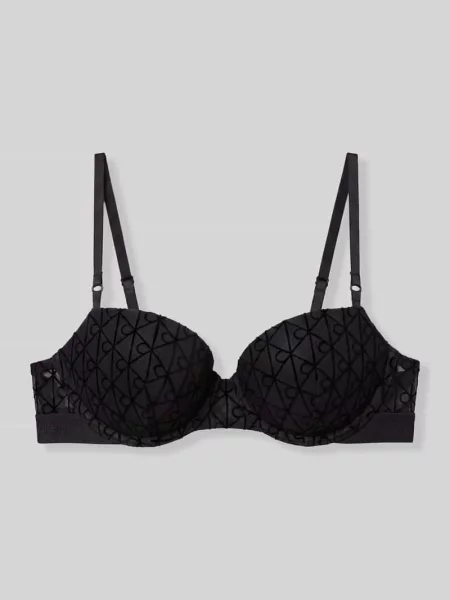 Biustonosz z regulowanymi ramiączkami Calvin Klein Underwear czarny