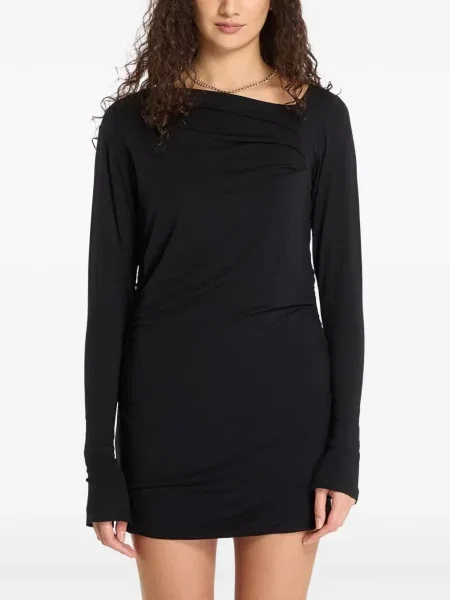 Rochie Allsaints drapată negru