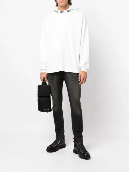 Hoodie Diesel λευκό