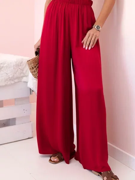 Pantaloni Kesi Włoski bordo